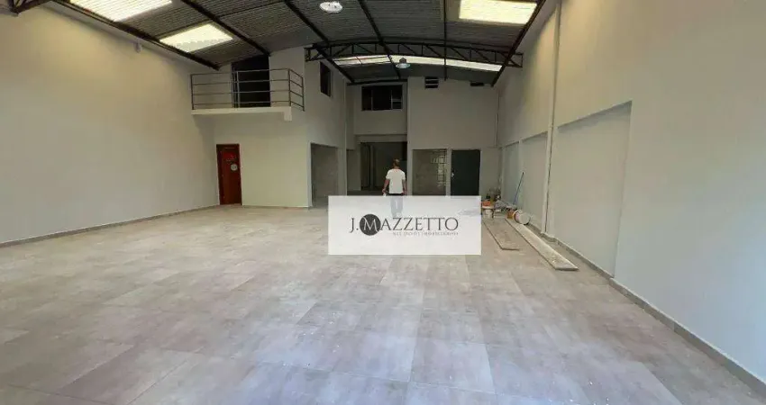 Galpão para alugar, 277 m² por r$ 7.000,00/mês - jardim cristina - indaiatuba/sp