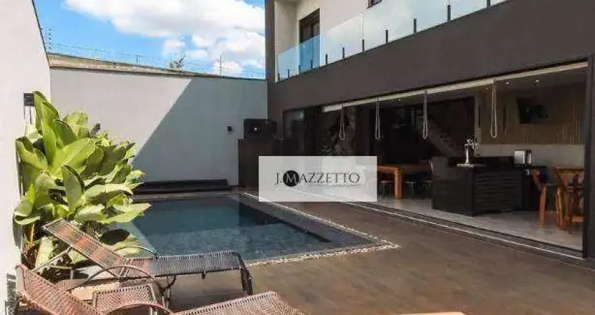 Sobrado com 3 suítes à venda, 305 m² por R$ 2.800.000 - Residencial Beira da Mata - Indaiatuba/SP