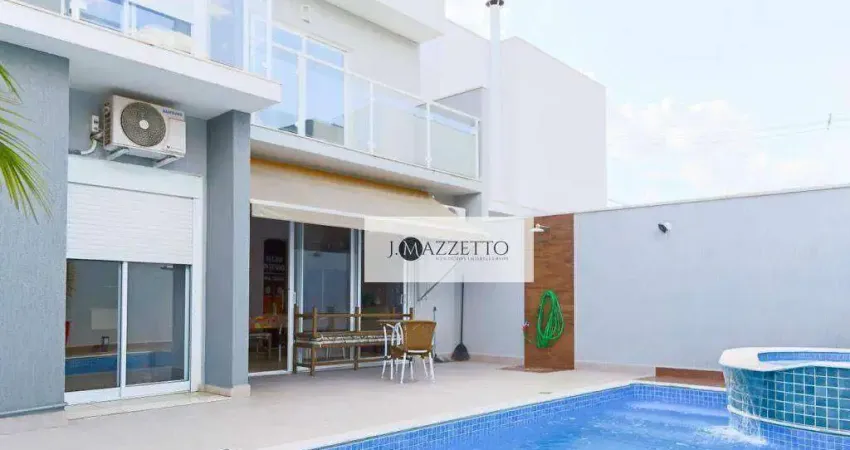 Sobrado com 4 dormitórios, 285 m² - venda por R$ 1.800.000,00 ou aluguel por R$ 15.006,59/mês - Residencial Beira da Mata - Indaiatuba/SP