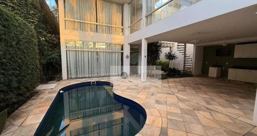Sobrado com 4 dormitórios para alugar, 278 m² por R$ 9.568/mês - Vila Castelo Branco - Indaiatuba/São Paulo
