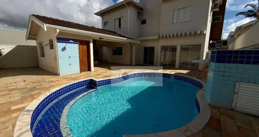 Sobrado com 4 dormitórios para alugar, 343 m² por R$ 13.317/mês - Jardim Residencial Santa Clara - Indaiatuba/SP