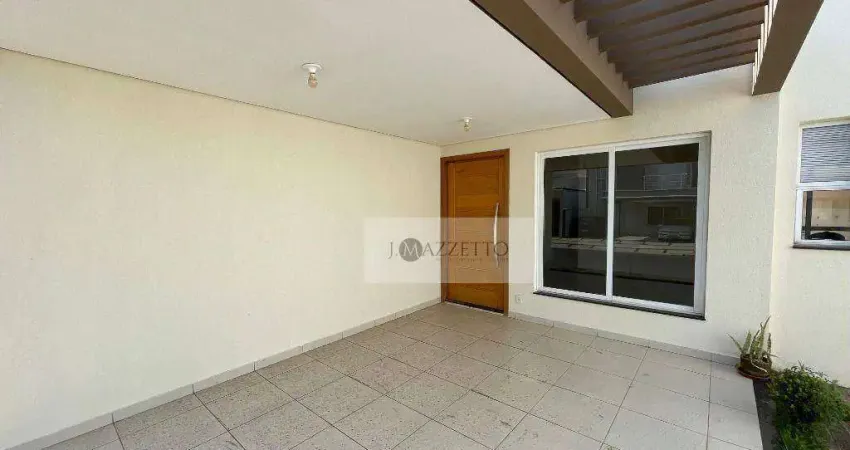 Casa com 3 dormitórios para alugar, 110 m² por r$ 5.480,00/mês - jardim park real - indaiatuba/sp