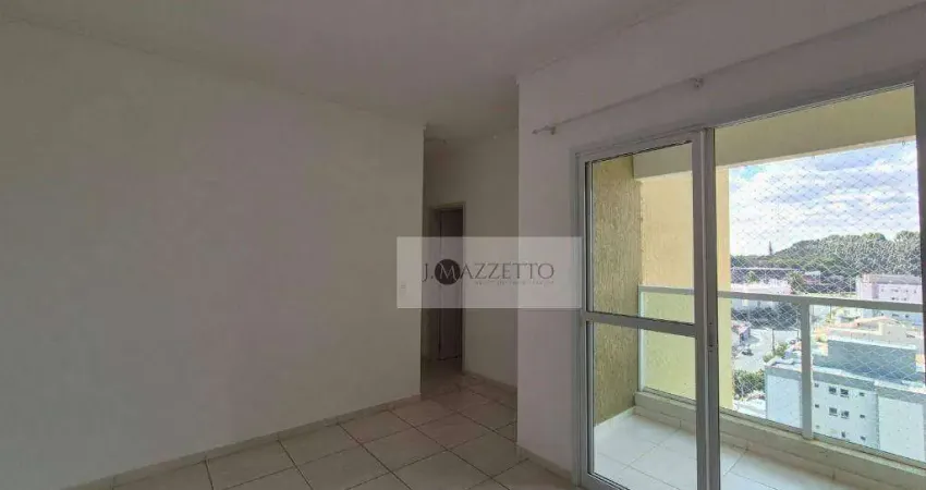 Apartamento com 3 dormitórios para alugar, 69 m² por R$ 3.274/mês - Jardim Sevilha - Indaiatuba/SP