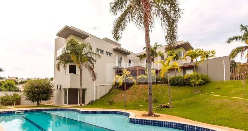 Sobrado com 4 dormitórios, 594 m² - venda por r$ 5.000.000 ou aluguel por r$ 25.420/mês - jardim vila paradiso - indaiatuba/sp