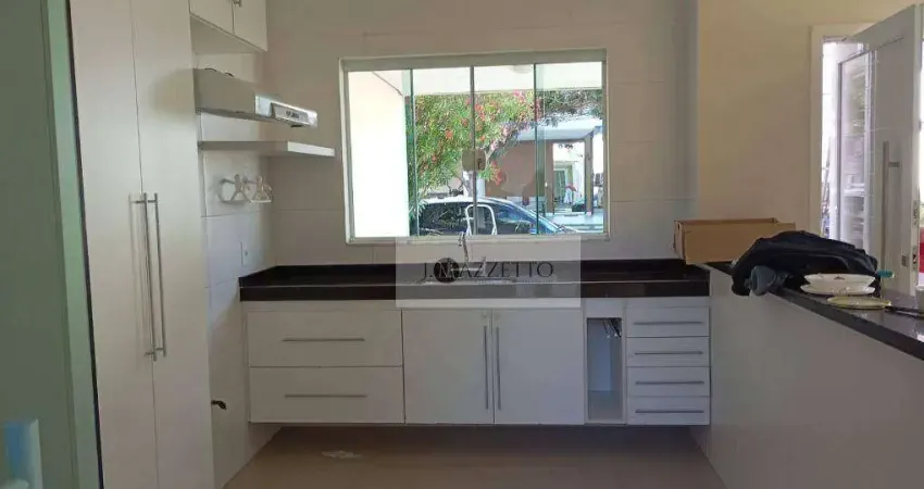 Casa com 3 dormitórios para alugar, 105 m² por r$ 5.020,00/mês - jardim montreal residence - indaiatuba/sp