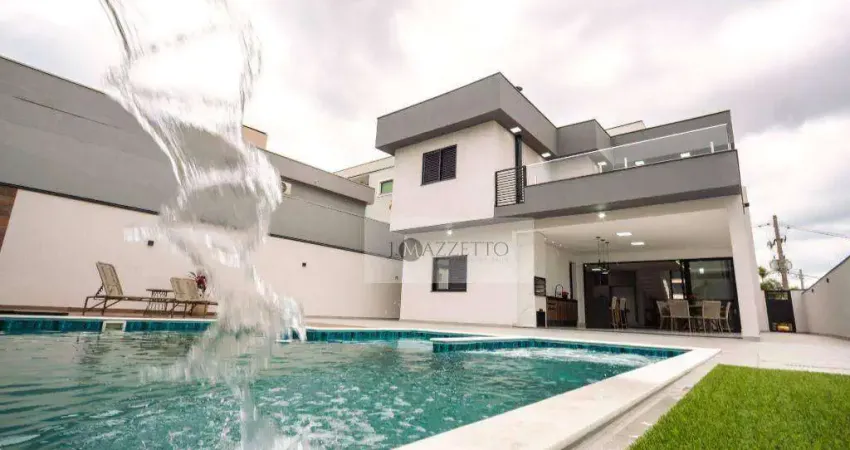 Sobrado com 3 dormitórios à venda, 328 m² por r$ 3.370.000,00 - jardim residencial helvétia park ii - indaiatuba/sp