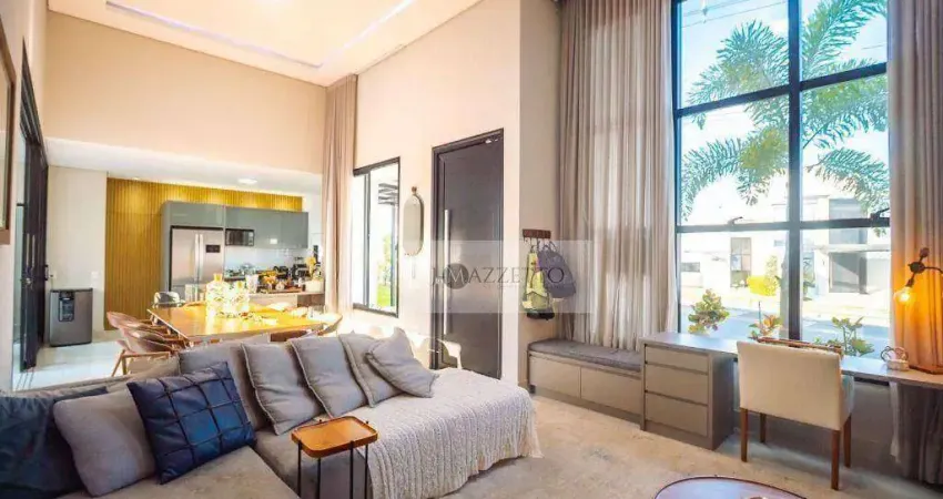 Casa com 3 dormitórios à venda, 148 m² por r$ 1.390.000 - jardim montreal residence - indaiatuba/sp