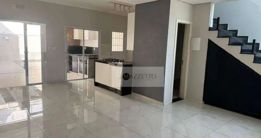 Sobrado com 3 dormitórios para alugar, 140 m² por r$ 6.949,00/mês - jardim park real - indaiatuba/sp