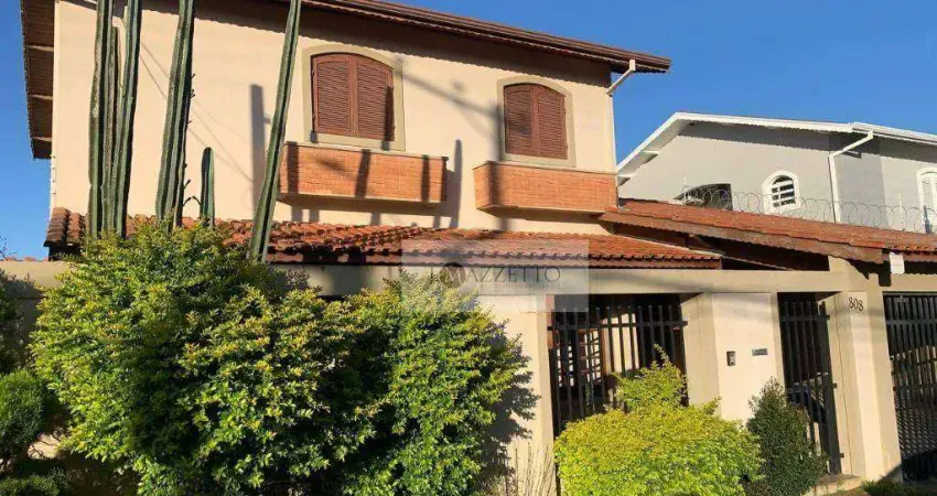 Sobrado com 3 dormitórios, 282 m² - venda por r$ 1.400.000,00 ou aluguel por r$ 7.427,50/mês - vila suíça - indaiatuba/sp