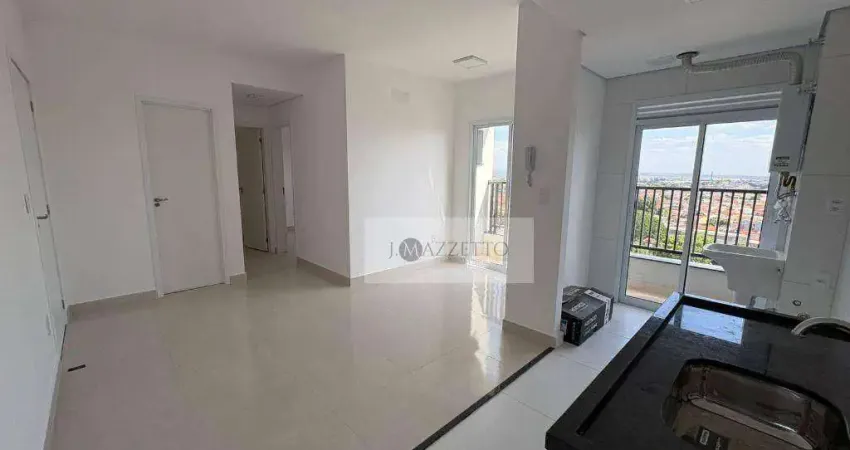Apartamento com 2 dormitórios para alugar, 57 m² por r$ 2.660,00/mês - jardim santa cruz - indaiatuba/sp
