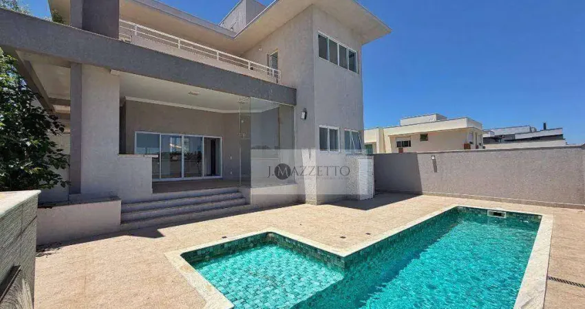 Sobrado com 3 dormitórios, 302 m² - venda por r$ 2.000.000 ou aluguel por r$ 9.613/mês - terra magna - indaiatuba/sp