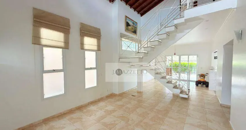 Sobrado com 3 dormitórios para alugar, 199 m² por R$ 8.648/mês - Jardim Residencial da Villa Suiça - Indaiatuba/SP
