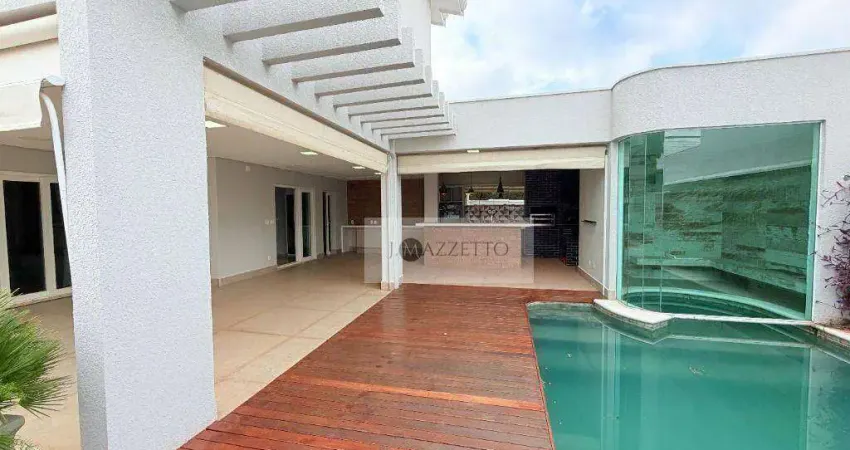 Sobrado com 3 suítes, 309 m² - venda por R$ 2.470.000 ou aluguel por R$ 16.275/mês - Jardim Villa Romana - Indaiatuba/SP