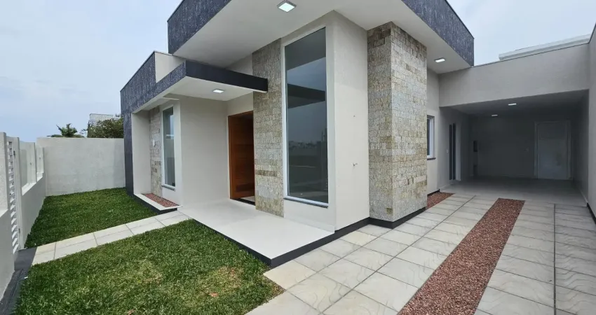 Casa a venda a 300 metros do mar em arroio do sal - bairro camboim