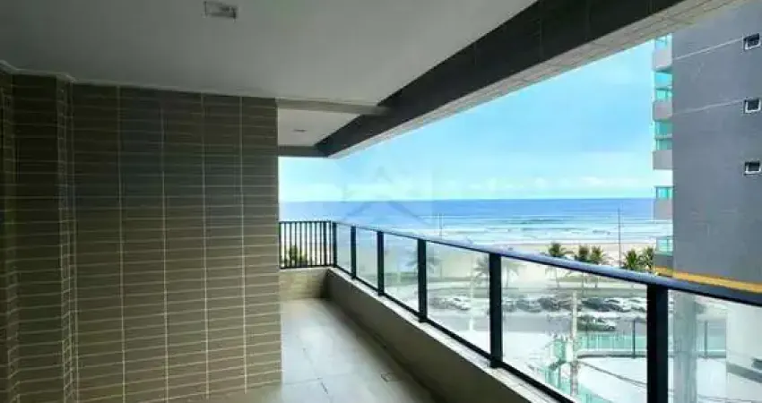 Apartamento Praia Grande vista mar 2 suítes 2 vagas no Balneário Marcanã