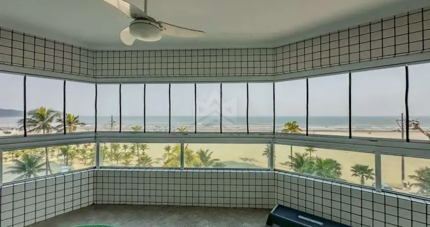 Apartamento 4 quartos frente mar à venda na Guilhermina Praia Grande-SP