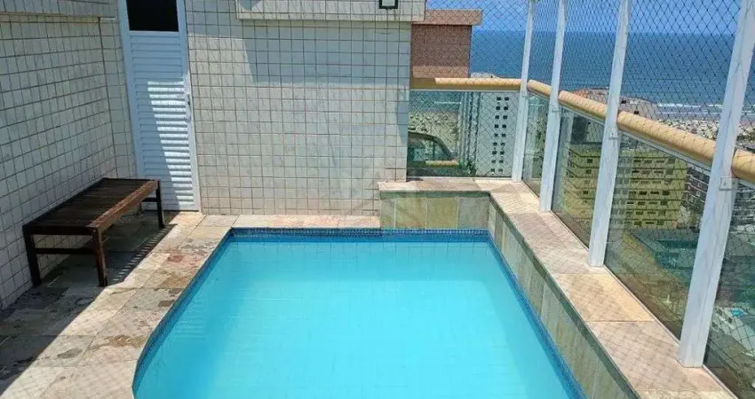 Cobertura Duplex 3 quartos e piscina vista mar à venda na Tupi Praia Grande-SP