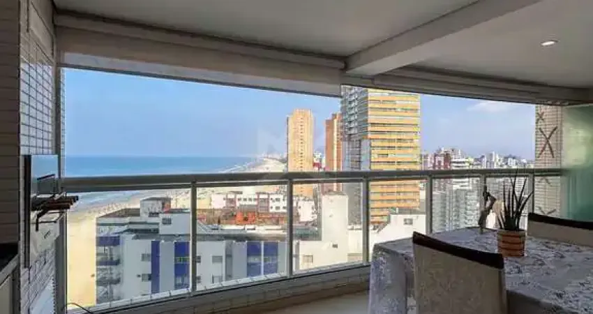 Apartamento à venda 2 quartos frente mar no Boqueirão Praia Grande-SP, 81 m²