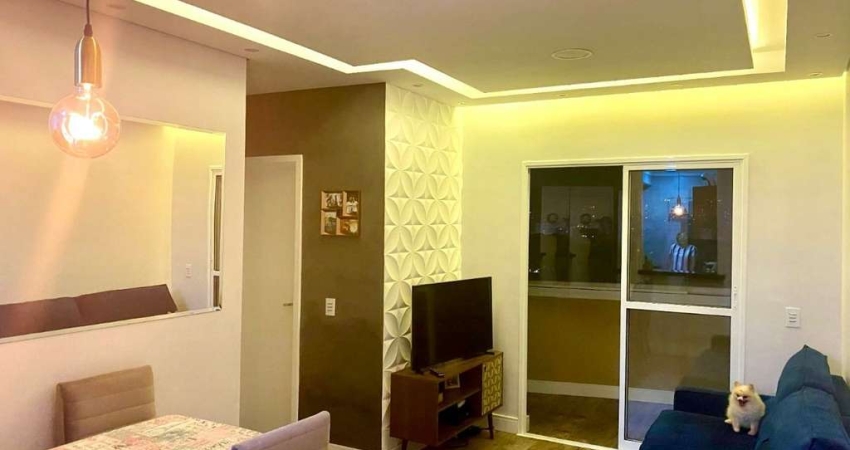 Apartamento à venda no Centro de São Bernardo do Campo-SP: 2 quartos, 1 banheiro, 2 vagas de garagem, 58m². Venha conferir!