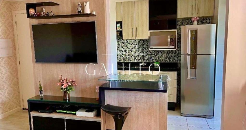 Apartamento à venda em Jundiaí-SP: 2 quartos, 2 salas, 1 banheiro, 1 vaga de garagem no Bosque dos Jacarandás!