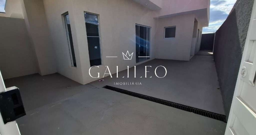 VENDE-SE CASA NOVA COM 02 DORMITÓRIOS -COM 01 SUÍTE - SALA E COZINHA ABERTA E GARAGEM FECHADA NO BAIRRO NOVA TRIESTE EM JARINU-SP