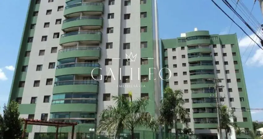 Aluguel de apartamento com varanda, lazer completo no Jd. Paulista I, Jundiaí-SP: 3 quartos, 1 suíte, 2 salas, 2 banheiros, 2 vagas de garagem, 91m².