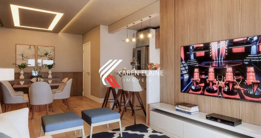 Apartamento à venda, 02 dorm. c/ suíte e terraço em Barreiros, São José