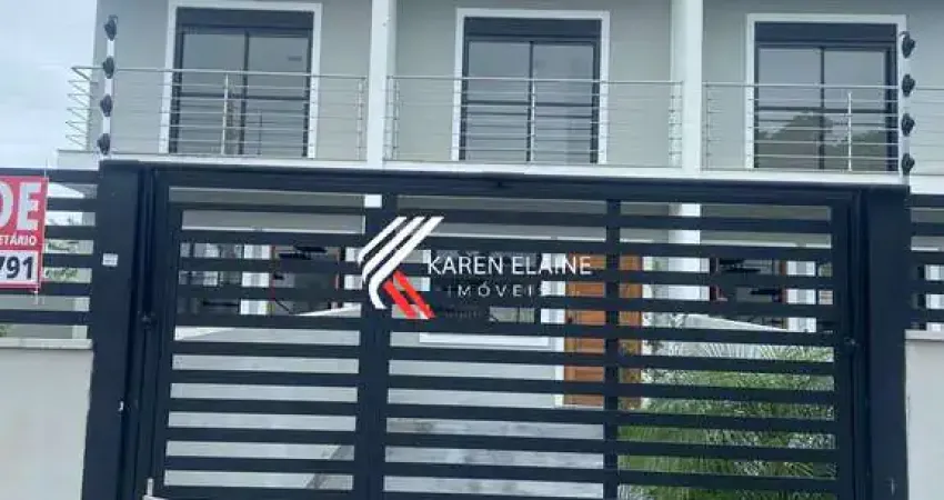 Sobrado novo á venda, com 2 dormitórios sendo 2 suítes - ariríu palhoça