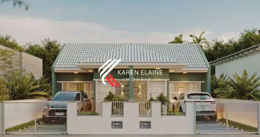 Lançamento casa geminada à venda, com 2 dormitórios em são josé - sc