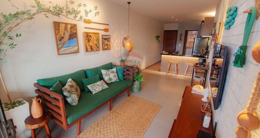Imóvel de luxo em Imbassaí: Apartamento de 2 quartos com suíte e garagem dupla, 79m² na encantadora Mata de São João-BA!