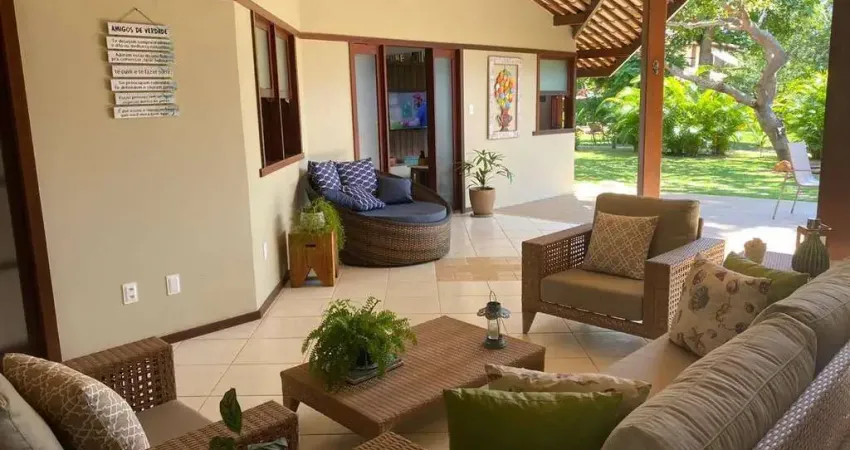 CASA COM 6 SUÍTES PARA LOCAÇÃO TEMPORADA EM PRAIA DO FORTE CONDOMÍNIO PORTO DAS BALEIAS