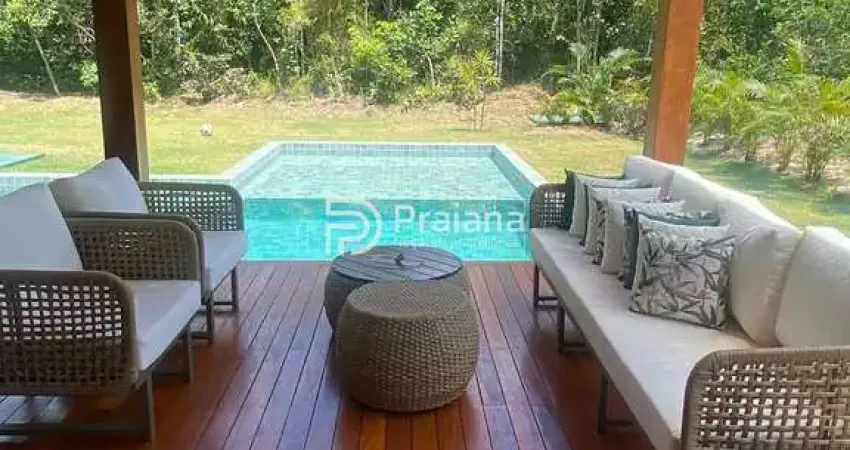 Casa de luxo em condomínio à venda em Praia do Forte Mata de São João-BA: 6 quartos, 6 suítes, 1 sala, 8 banheiros, 3 vagas de garagem, 450m².