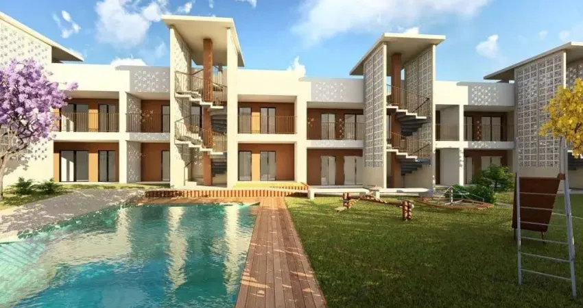 Apartamento novo térreo com 3 quartos a venda em Itacimirim Praia do Surf