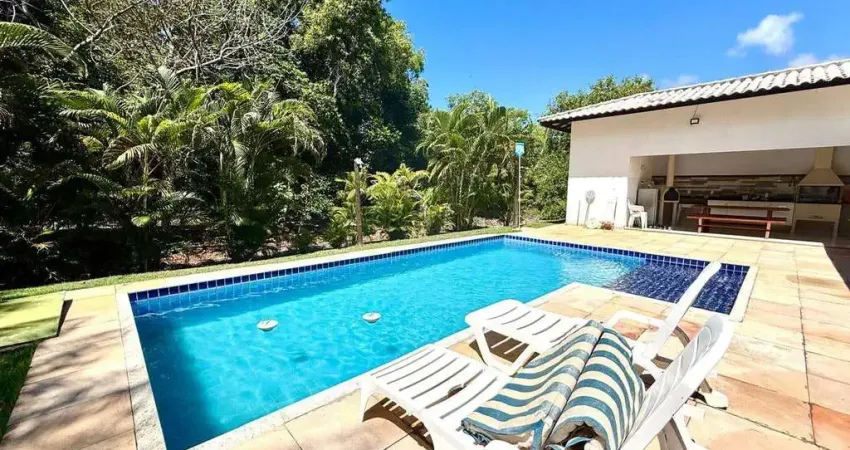 Linda casa térrea com 4 suítes a venda  e locação anual Condomínio Quinta das Lagoas em Itacimirim