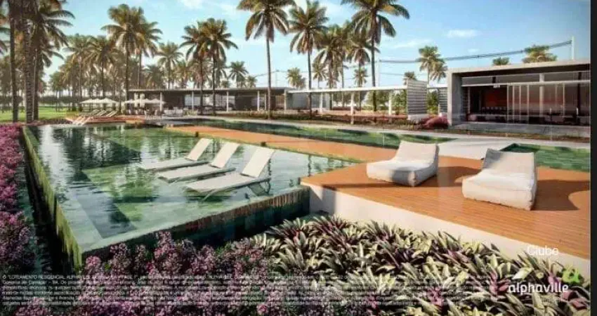 Alphaville Guarajuba Terreno em Condomínio de Luxo em Guarajuba - Camaçari-BA  845.39m² de Área