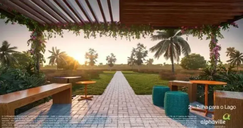Alphaville GuarajubaTerreno em condomínio à venda em Guarajuba, Camaçari-BA, com 758,44 m² de área.