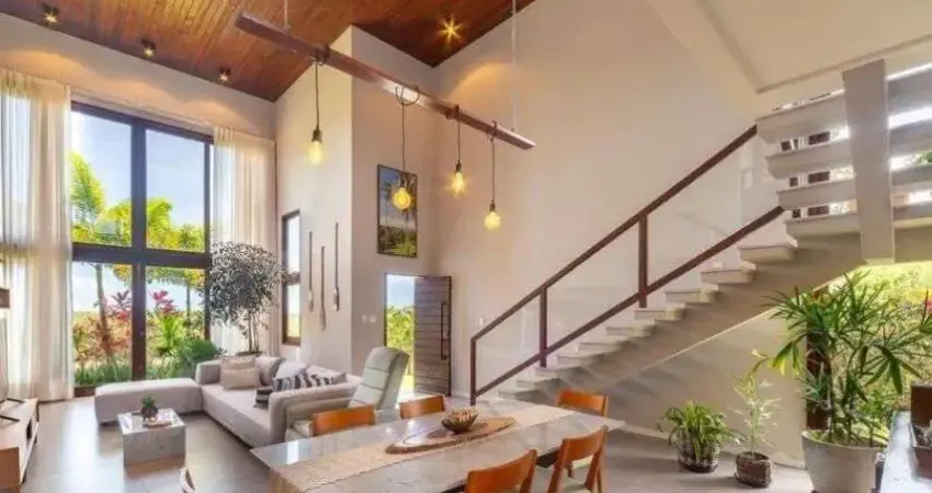 Casa de luxo em condomínio na Praia do Forte: 4 quartos, 4 suítes, 2 salas, 6 banheiros, 4 vagas de garagem, 800m² de área. Venda em Mata de São João-BA.