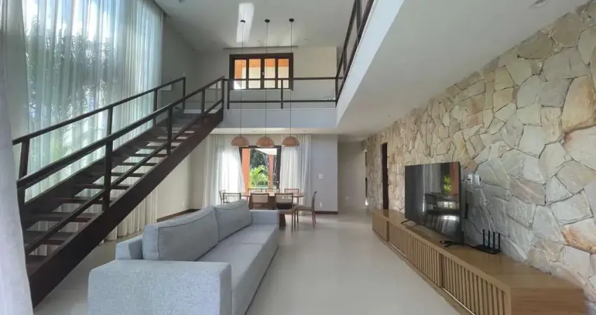 Casa de luxo em condomínio na Praia do Forte-BA: 5 quartos, 5 suítes, 1 sala, 7 banheiros, 4 vagas, 700m². Venda ou Locação!