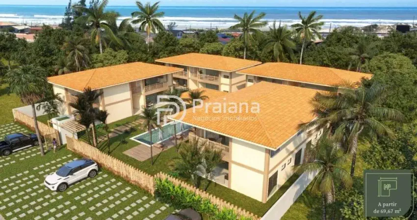 Apartamento à Venda em Imbassaí: 2 Quartos, 1 Suíte, 2 Banheiros e 69,67 m² de Área - Mata de São João-BA