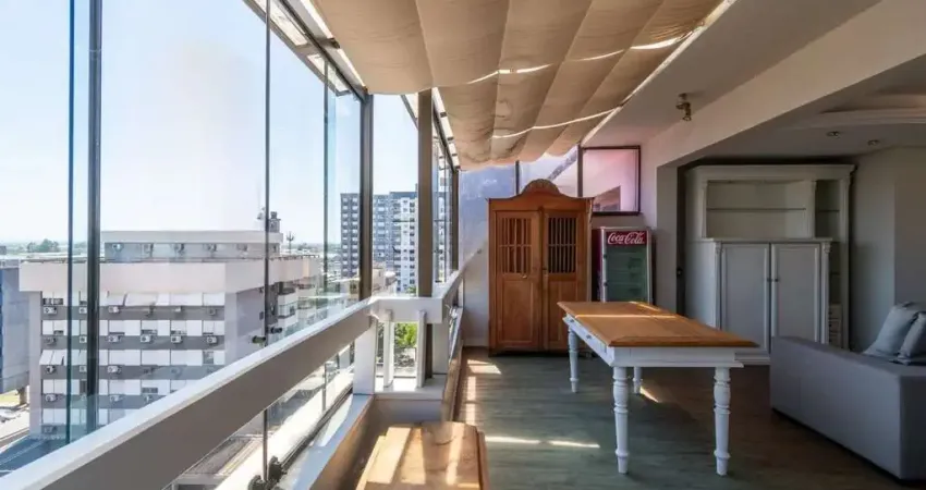 Cobertura com 3 dorm 189m² privativos 2 vagas individuais - Jardim Lindóia