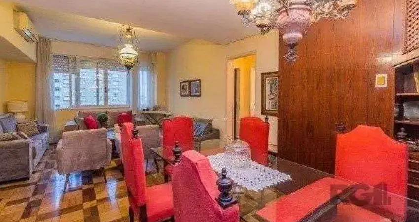 Amplo apartamento de 3 quartos com suíte e 2 sacadas, com vista para o guaíba e 1 vaga - moinhos de vento - 126m²