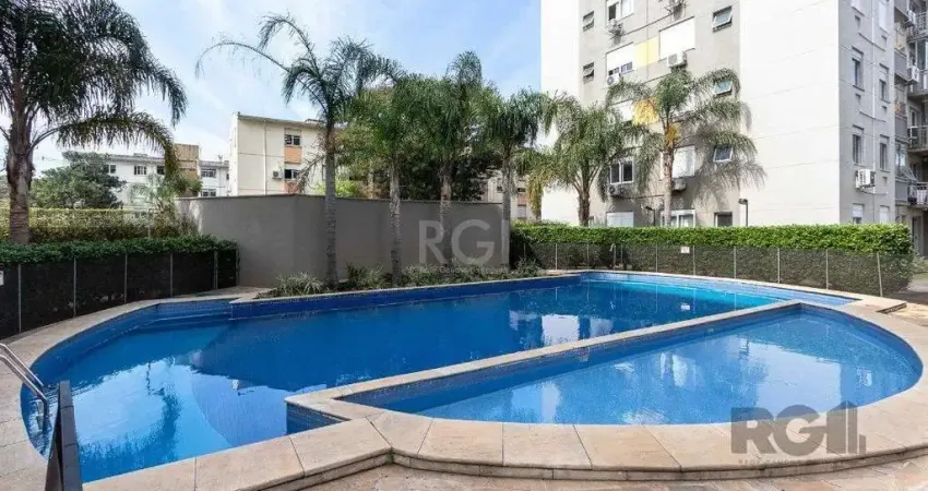 Apartamento de 50,85m2, 2 dormitórios, 1 banheiro e 1 vaga escriturada.