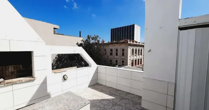 Cobertura com 2 quartos, 1 vaga e 96 m² rua demétrio ribeiro - centro histórico, porto alegre