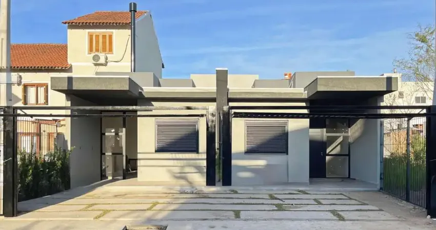 Casa nova ! térrea com 2 dormitórios sendo 1 suíte no residencial hípica boulevard, zona sul de porto alegre !