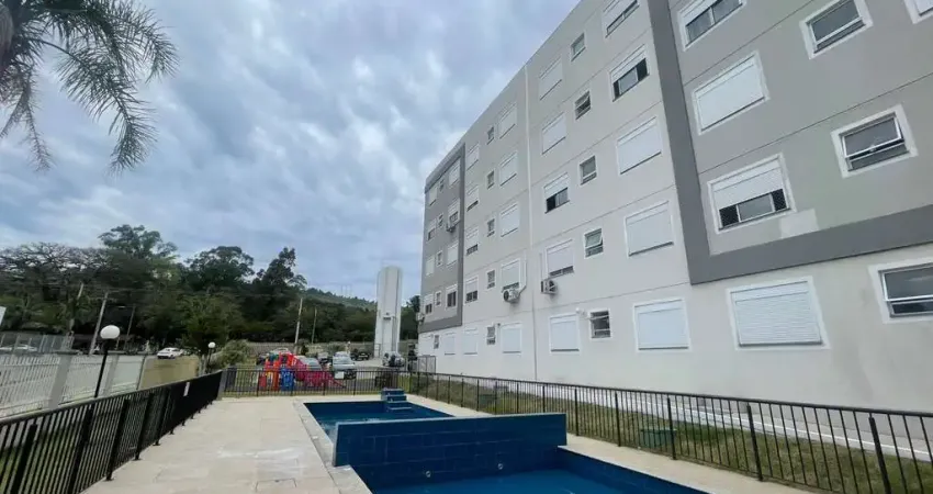 Apartamento 2 dormitórios linda vista, 1 vaga e piscina na av. protásio alves
