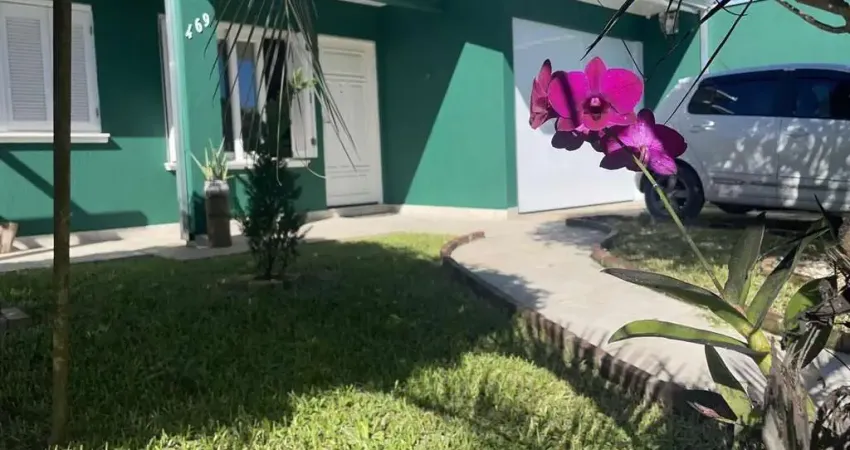 Casa 3 dormitórios, 1 suite, lareira, 2 vagas de garagem, piscina, bairro mariápolis, osório-rs