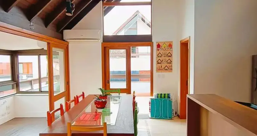 Linda cobertura, 3 quartos, 1 suíte, infra completa no bairro ipanema, com ofurô