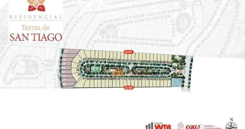 Terreno à venda, 408 m² por R$ 260.629,13 - Distrito de Bonfim Paulista - Ribeirão Preto/SP