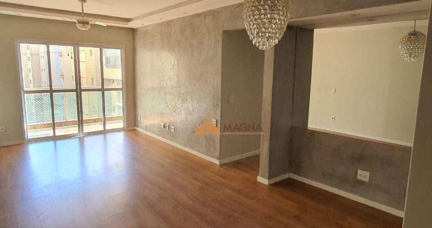 Apartamento com 3 quartos para alugar, 118 m² por R$ 4.393/mês - Jardim Botânico - Ribeirão Preto/SP