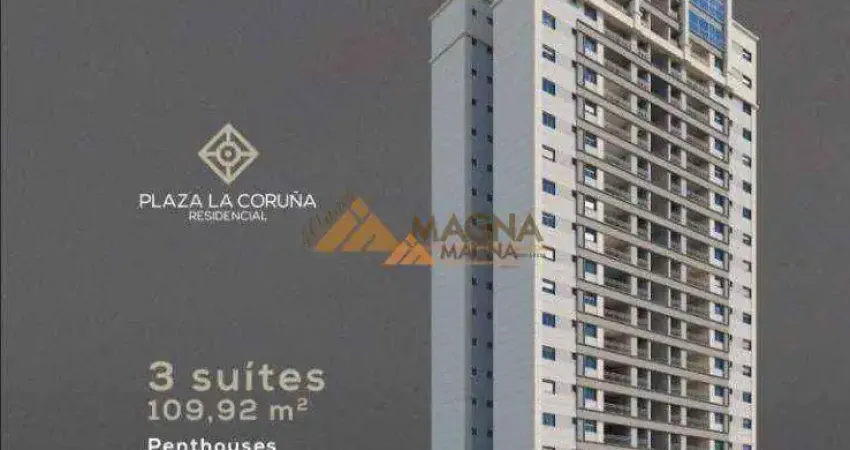 Apartamento com 3 dormitórios à venda, 109 m² por R$ 915.000,00 - Jardim Olhos D'Água - Ribeirão Preto/SP
